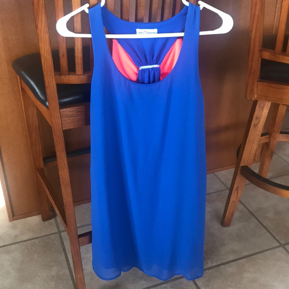 Royal blue dress